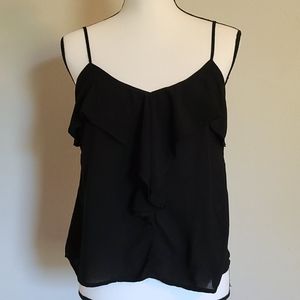 Sleeveless ruffle top